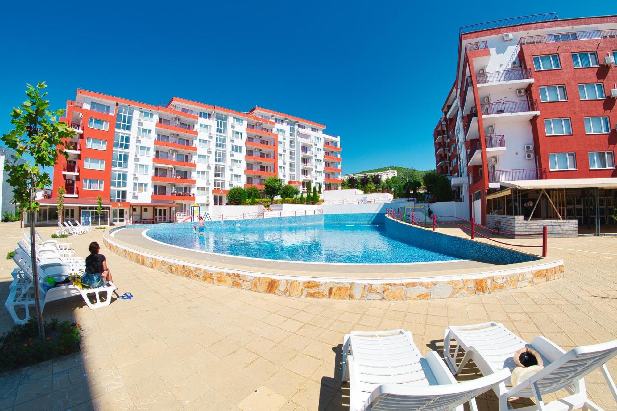 Marina View Fort Beach Apartment Sveti Vlas Exterior photo