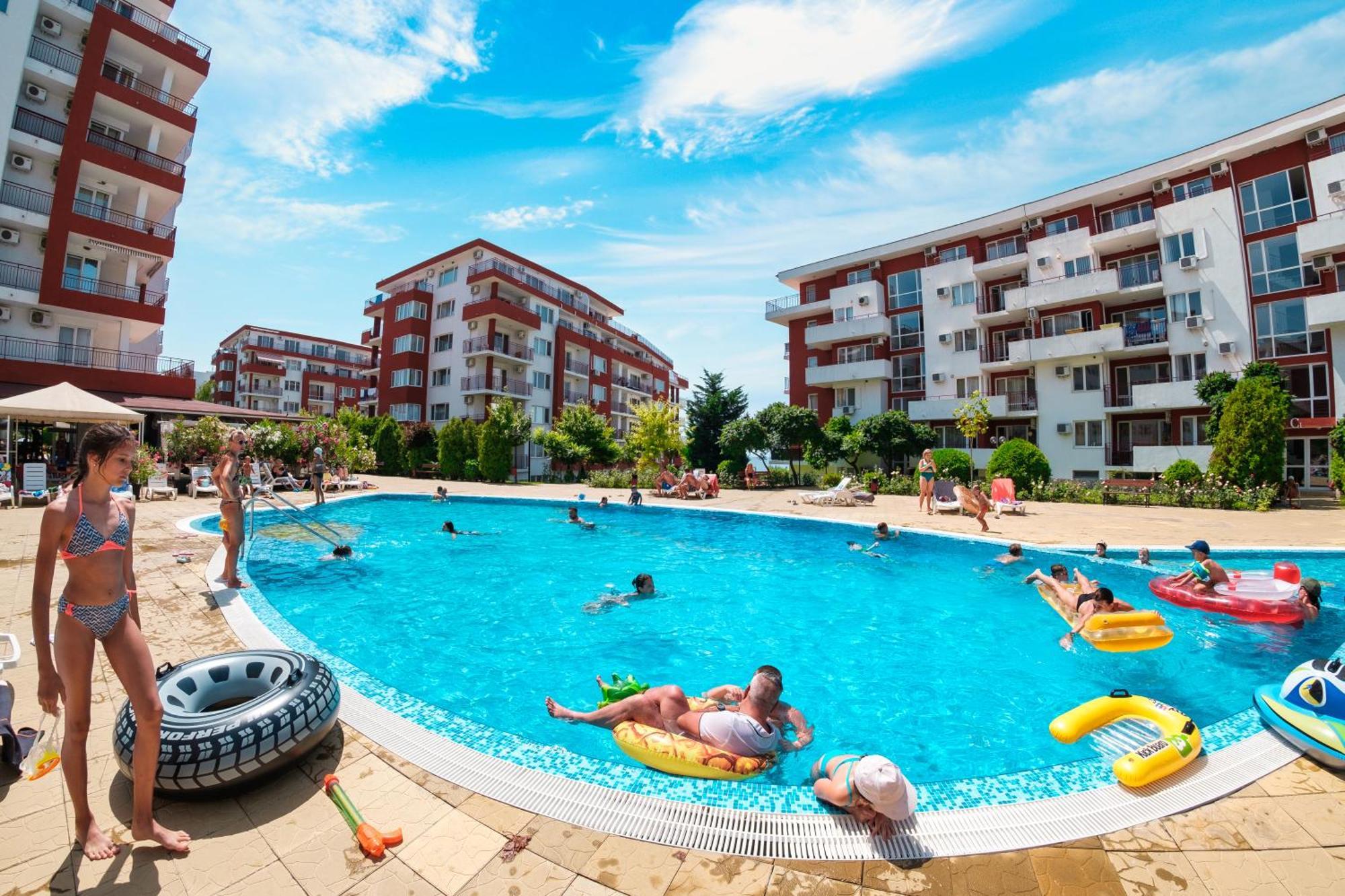 Marina View Fort Beach Apartment Sveti Vlas Exterior photo